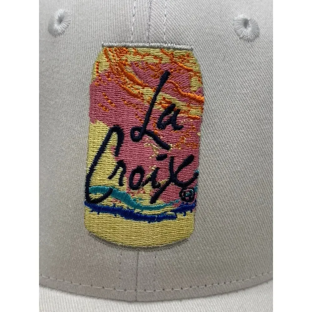 LA CROIX Men's White Embroidered Logo Baseball Cap SZ OS